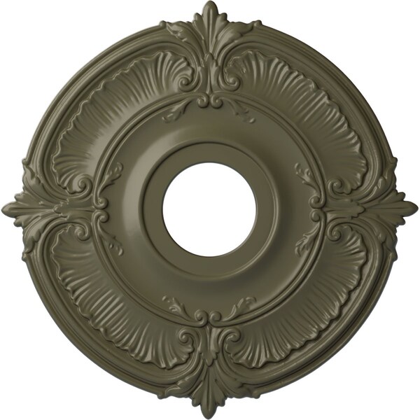 Ekena Millwork Attica Ceiling Medallion (Fits Canopies up to 5"), Hand-Painted Painted Turtle, 18"OD x 4"ID x 5/8"P CM18ATPTF - main
